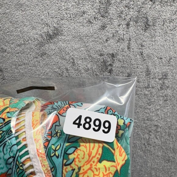 Catherines Kimono Womens 3X Open Front Duster 3/4 Sleeve Lightweight Paisley - Picture 8 of 8